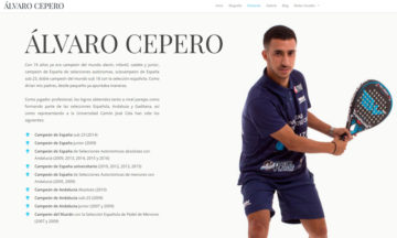 Web oficial Álvaro Cepero