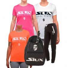 PACK SIUX FEMME 3 T-SHIRTS AVEC PANTALON ET S-BAG BANDOULIRE